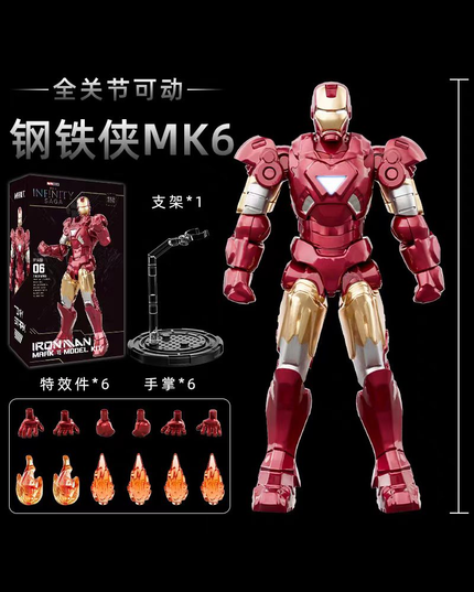 Marvel Zhongdong Toys Iron Man Figure MK6