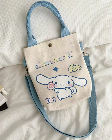 Sanrio Family Series Canvas Portable Crossbody Bag