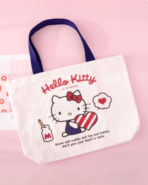 Sanrio Family Series Canvas Printed Shopping Bags