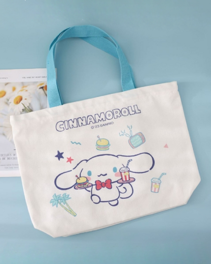 Sanrio Family Series Canvas Printed Shopping Bags