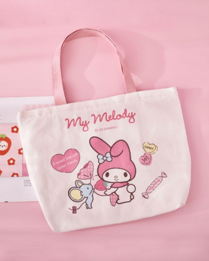 Sanrio Family Series Canvas Printed Shopping Bags