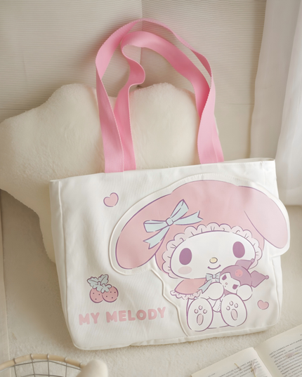 Sanrio Family Series Pocket Storage Canvas Bag