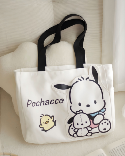 Sanrio Family Series Pocket Storage Canvas Bag