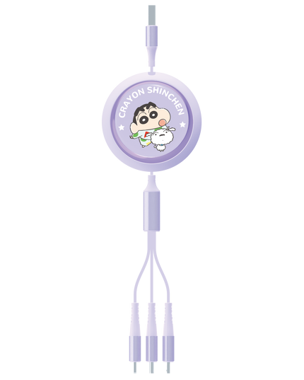 Crayon Shin-chan Lotto Y One-to-Three Data Cable