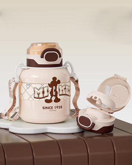 迪士尼双饮盖儿童保温壶
