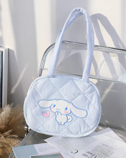 Sanrio Family Series Embroidered Oval Shoulder Bag