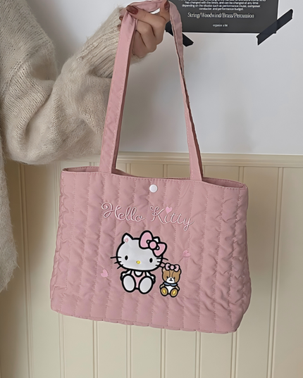 Sanrio Family Series Embroidered Tote Bag