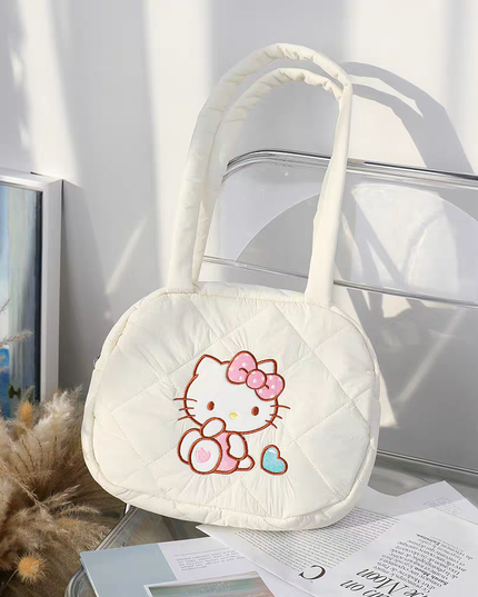 Sanrio Family Series Embroidered Oval Shoulder Bag