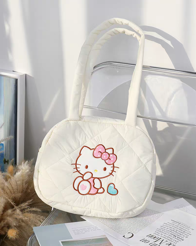 Sanrio Family Series Embroidered Oval Shoulder Bag