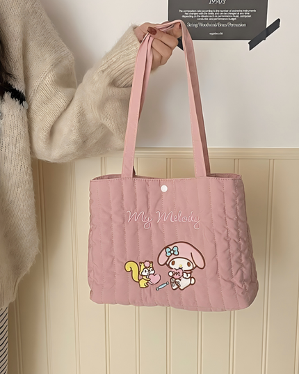 Sanrio Family Series Embroidered Tote Bag