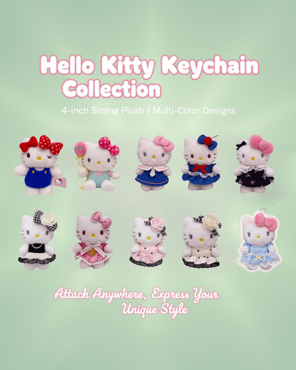 钥匙扣-4寸坐姿Hello Kitty