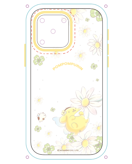 Sanrio Family Floral Series Phone Case (for iPhone 16 series)