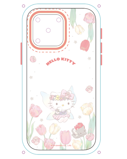 Sanrio Family Floral Series Phone Case (for iPhone 16 series)