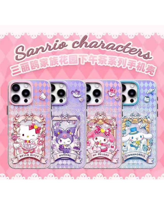 Sanrio Family Garden Afternoon Tea Series Phone Case (for iPhone 16 series)